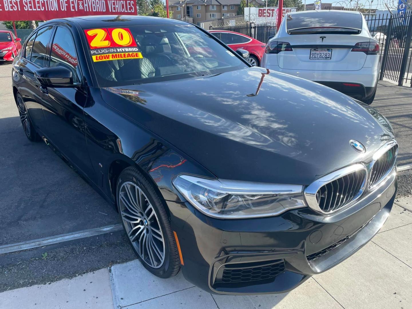 2020 BLACK /BLACK BMW 5-Series (WBAJA9C00LC) , located at 744 E Miner Ave, Stockton, CA, 95202, (209) 944-5770, 37.956863, -121.282082 - Photo#1